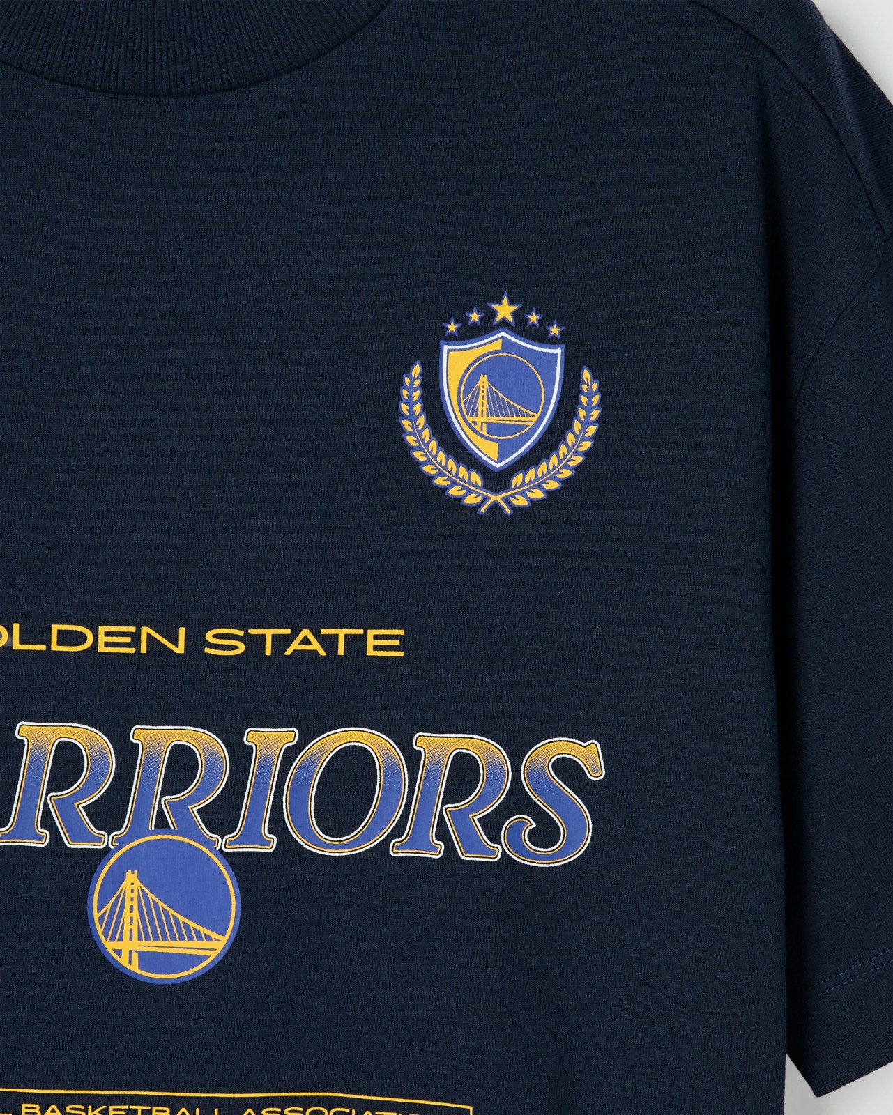 NBA Australian Cotton Oversized T-Shirt - Navy 2 of 2