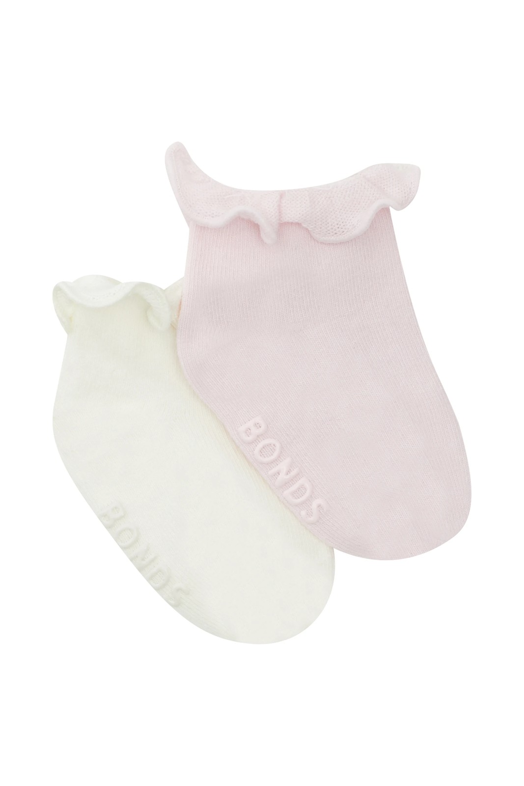 Bonds Baby 2 Pack Frill Anklet Socks 2 of 3