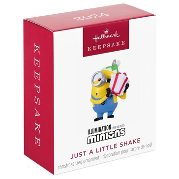 Hallmark 2024 Mini Minions Just a Little Shake Ornament