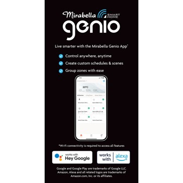 Mirabella Genio Wi-Fi Dimmable 9W LED Bulb