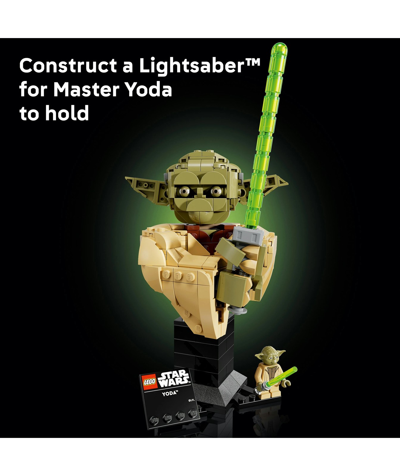 LEGO Star Wars Yoda Bust 75438 4 of 6