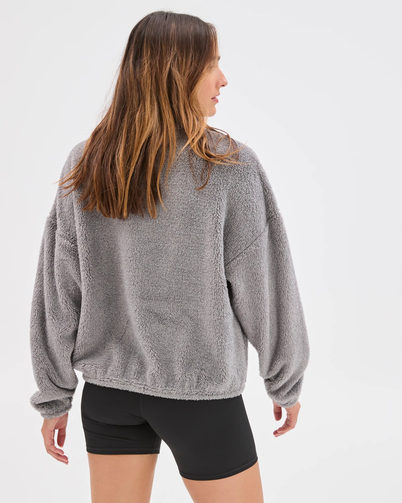 Active Sherpa Zip Through Jacket - Grey Marle 4 of 5