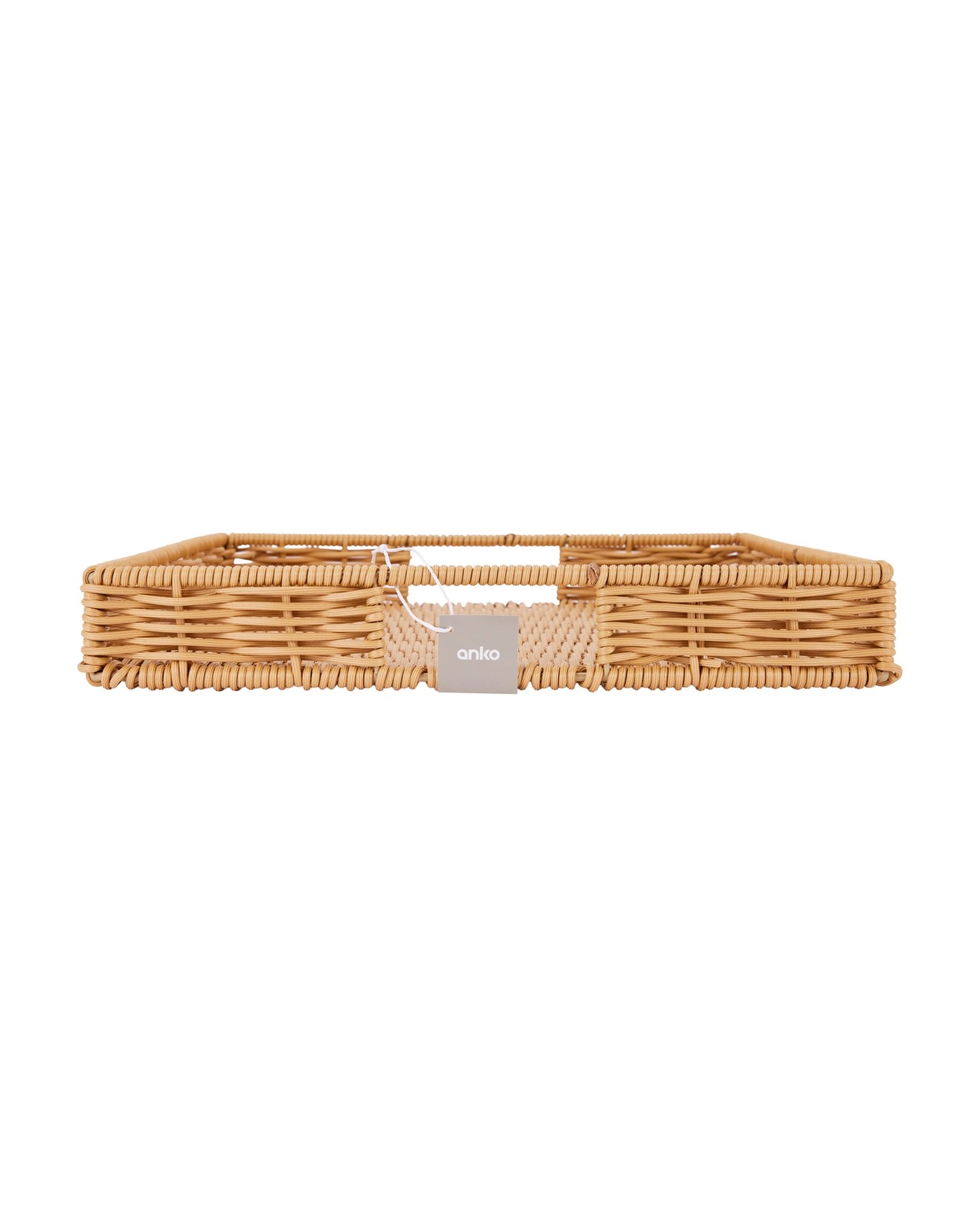Anko Rattan Look Rectangle Decor Tray 5 of 5