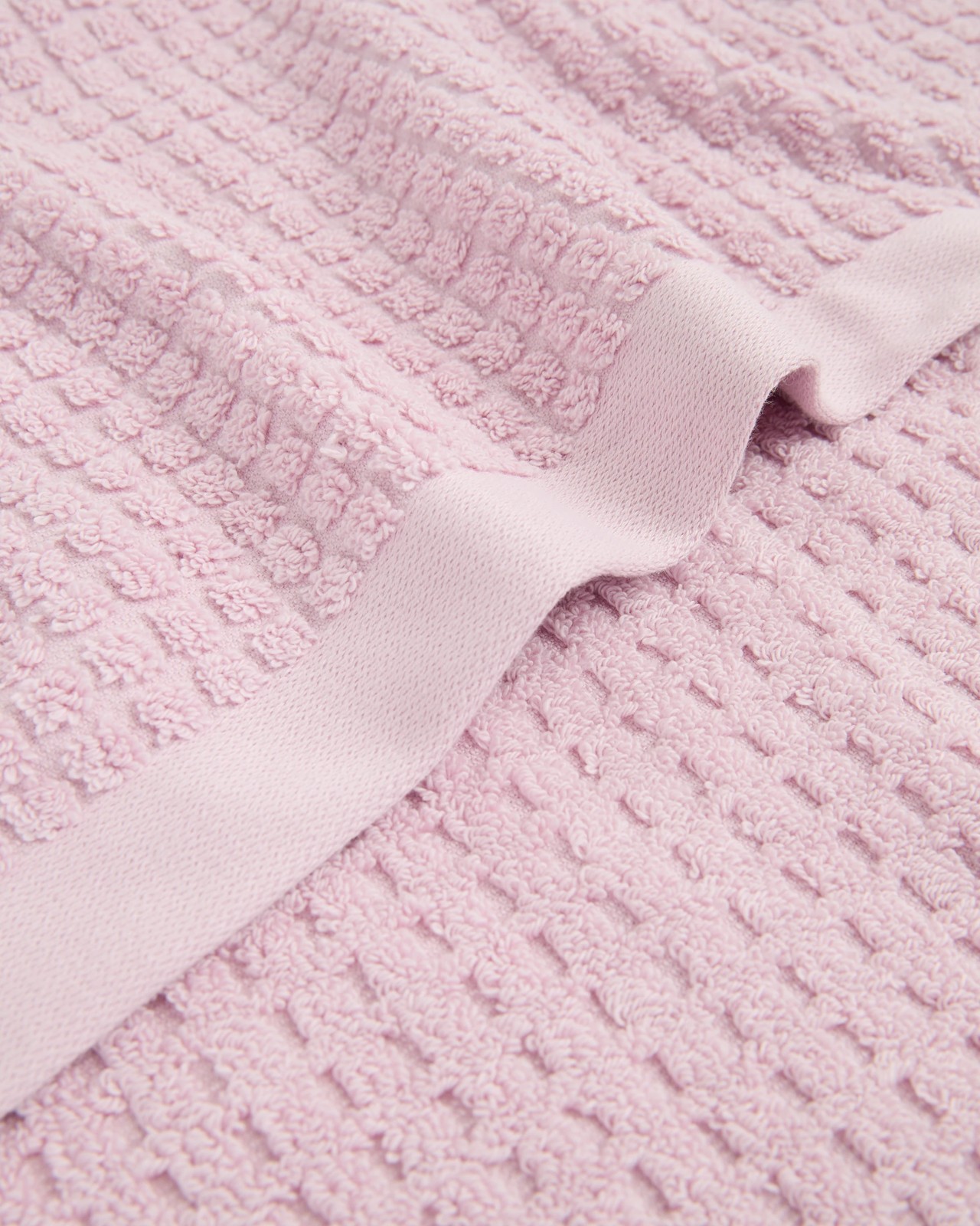 Cassie Textured Australian Cotton Bath Sheet - Orchid 2 of 3
