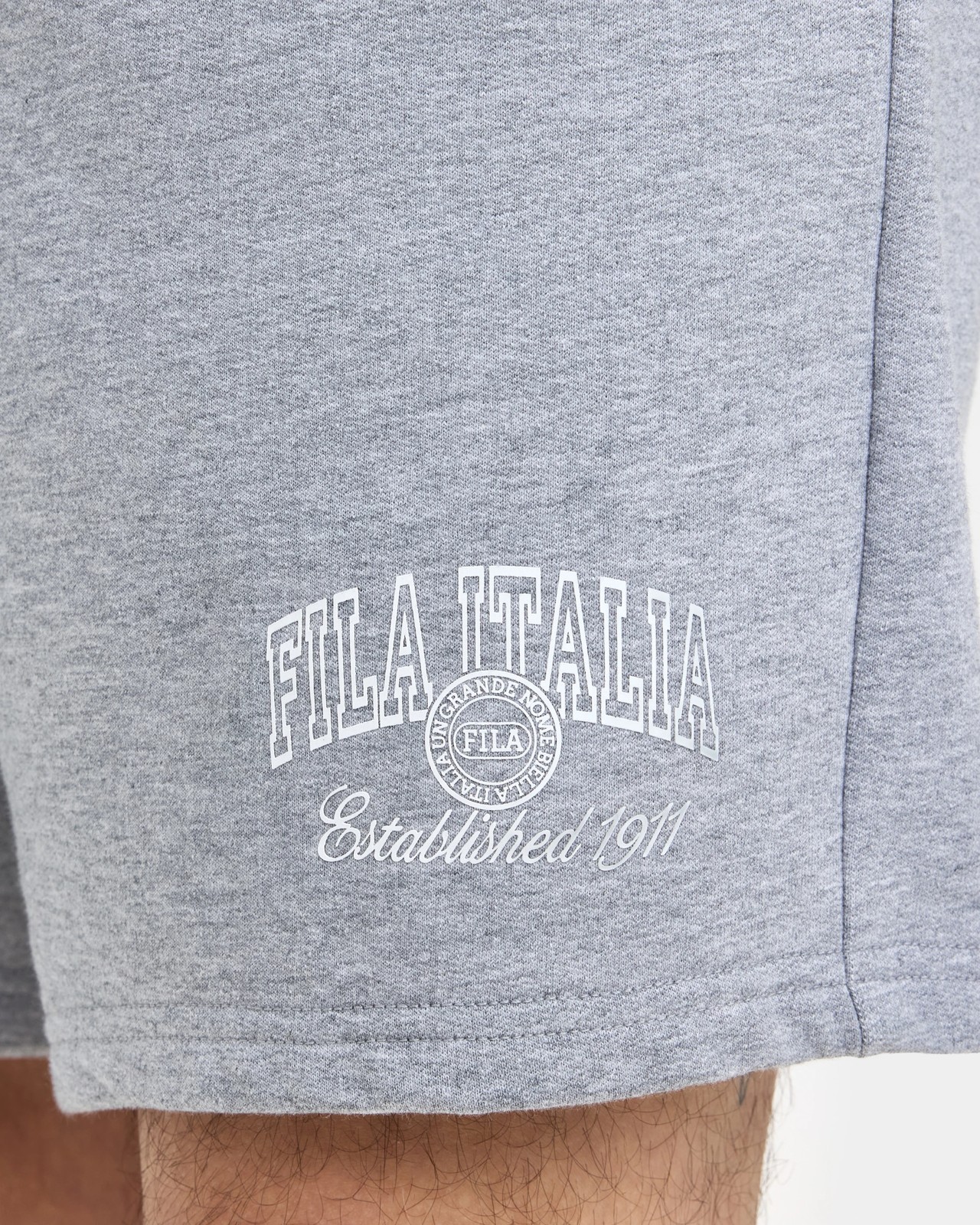 Fila Carlo Fleece Shorts - Grey Marle 4 of 5