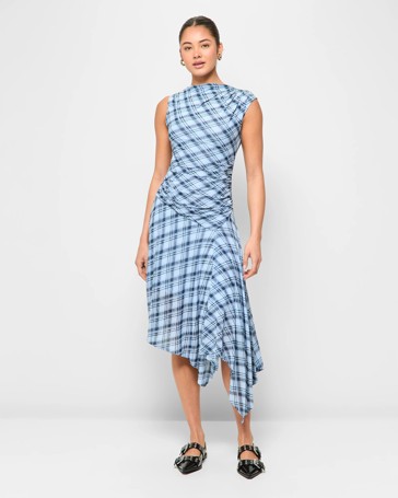 Mesh Hanky Hem Dress - Lily Loves