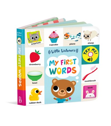 B. toys Little Listeners: My First Words Interactive Audio Board Book