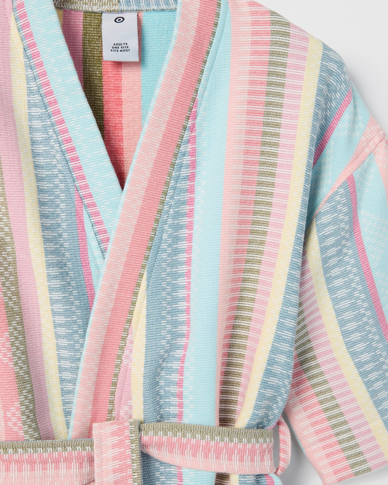 Aya Stripe Australian Cotton Turkish Style Beach Robe 3 of 3