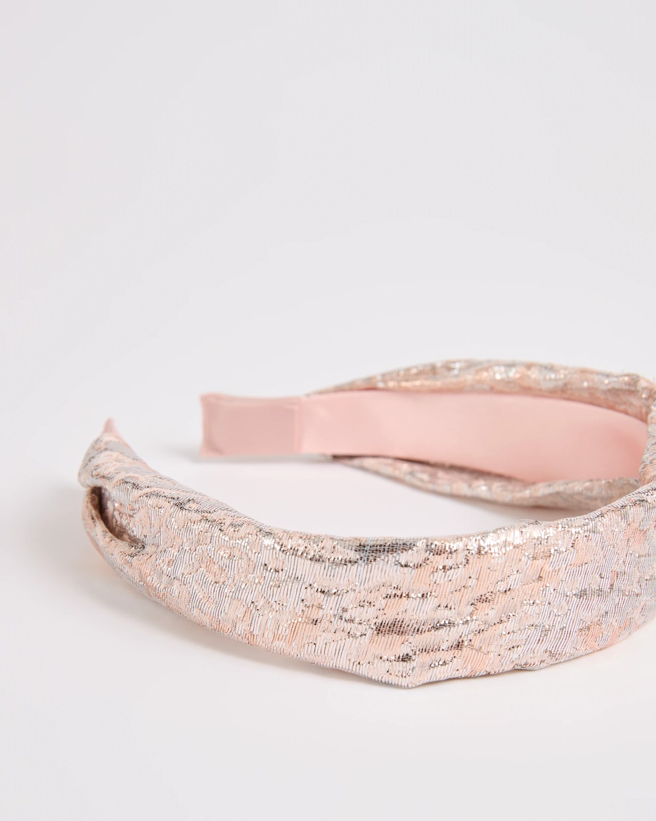 Metallic Fabric Headband 2 of 2