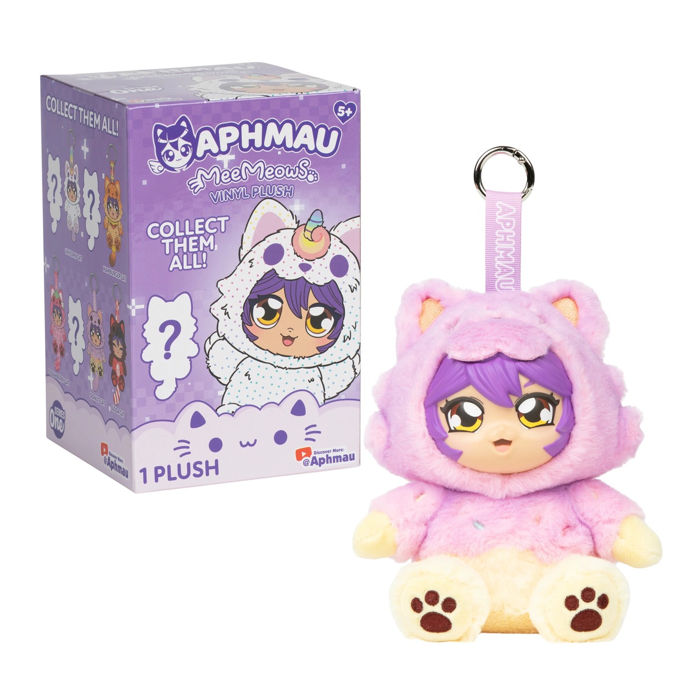 Aphmau Vinyl Plush Key Chain Collectible - Assorted 5 of 6