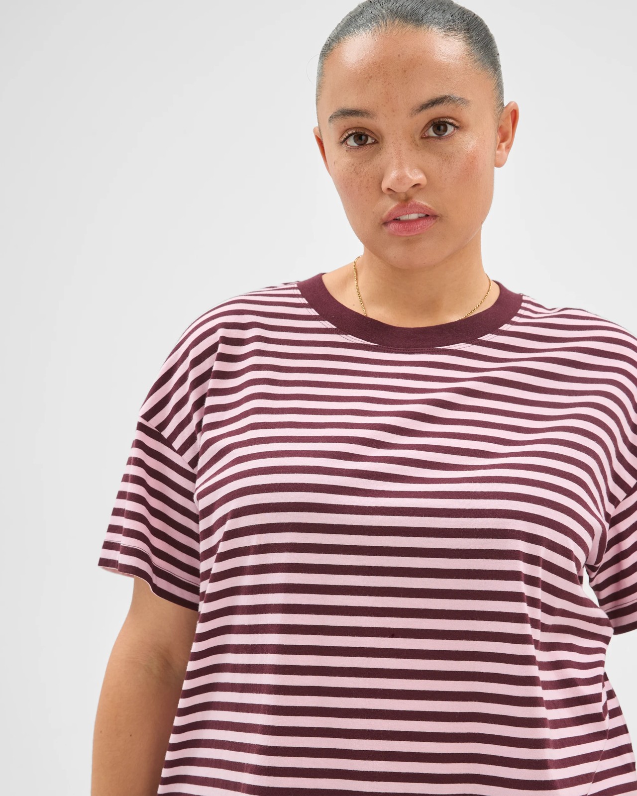 Plus Size Australian Cotton Short Sleeve Boxy Fit T-Shirt 4 of 6