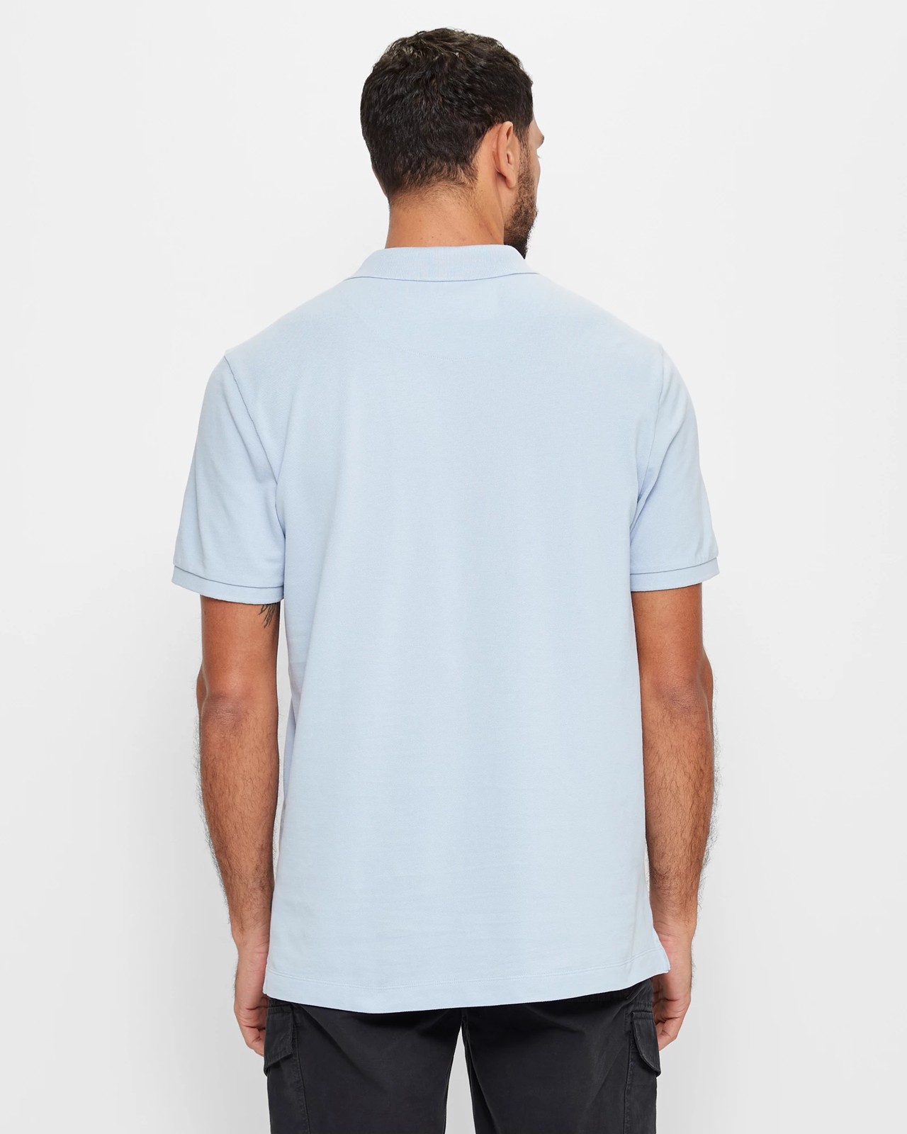 Pique Polo Shirt - Light Blue | Target Australia