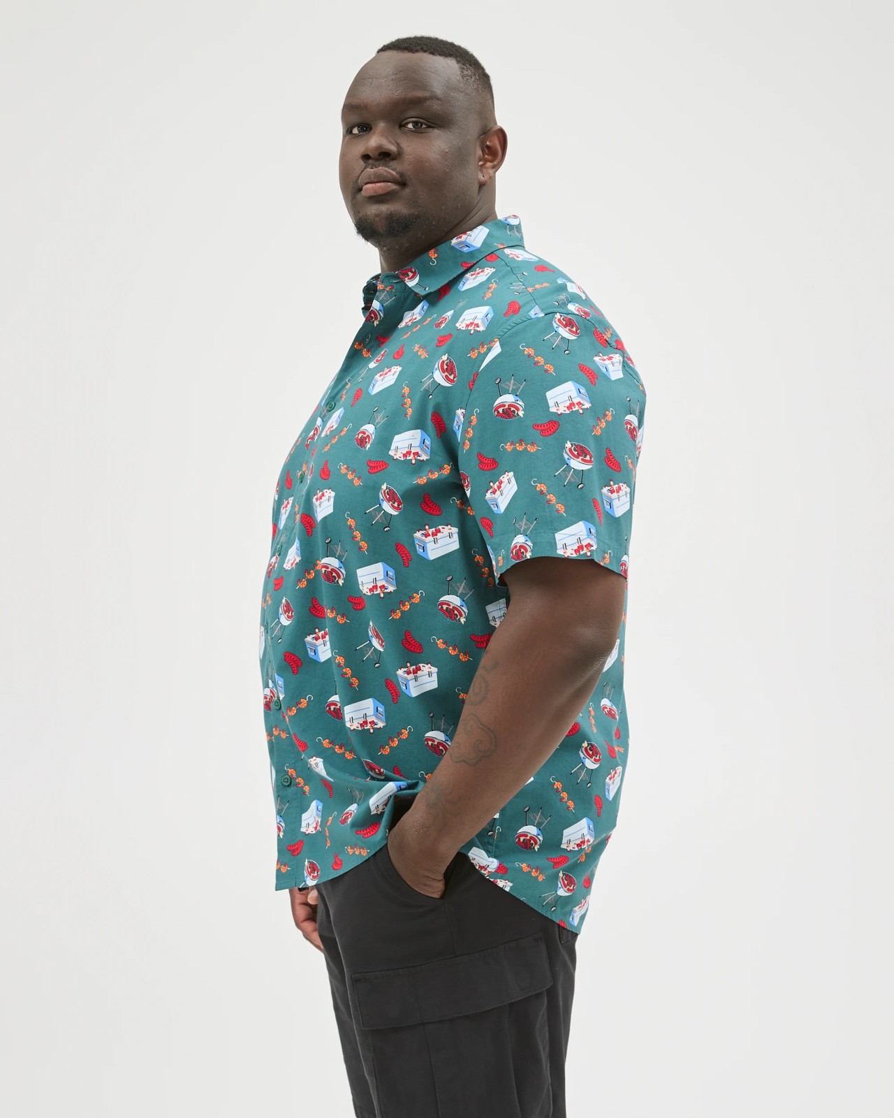 Plus Size Short Sleeve BBQ Novelty Shirt 4 of 6