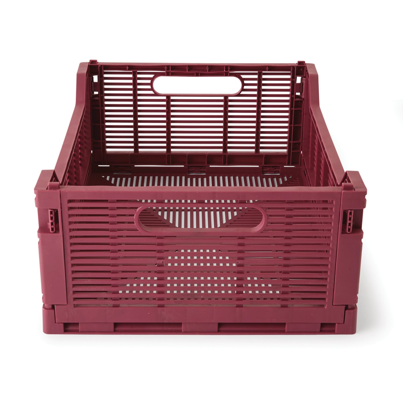Anko 13L Linear Collapsible Crate - Medium - Burgundy 3 of 5