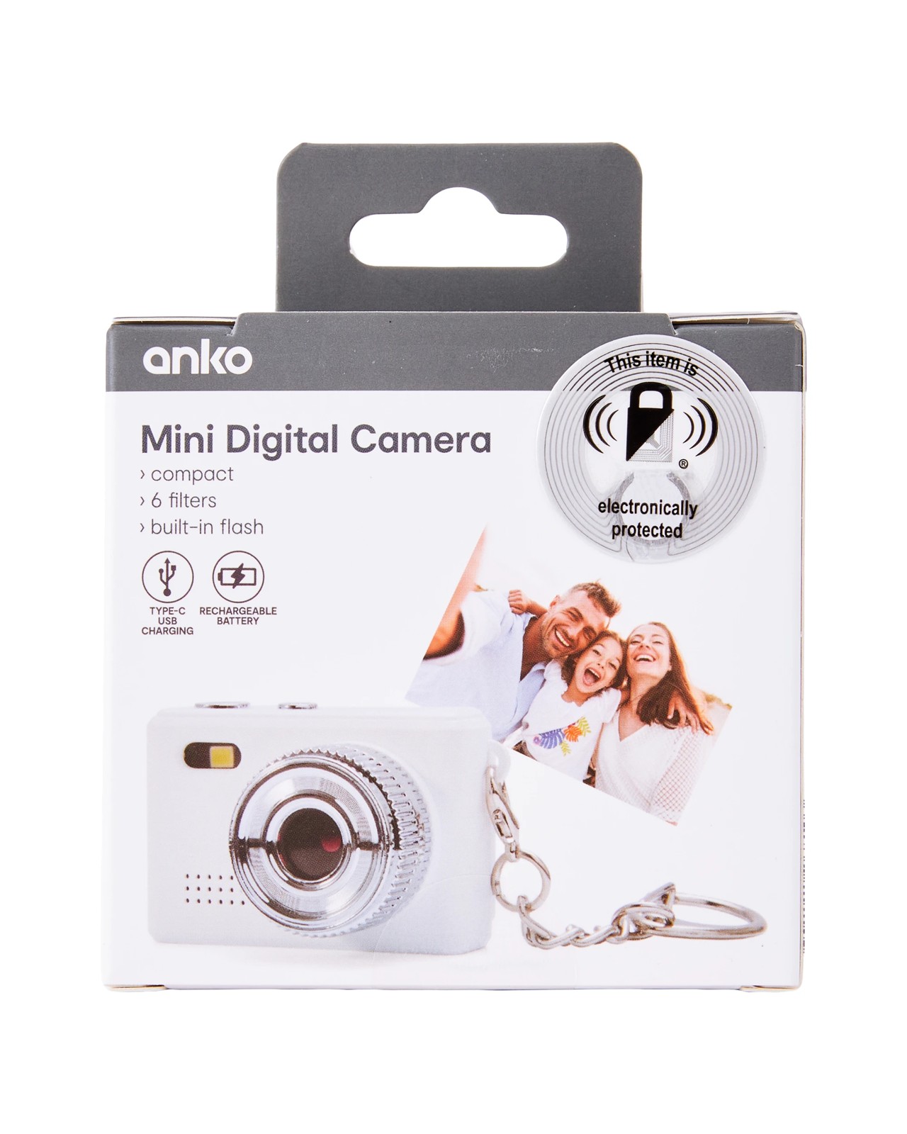 Mini Digital Camera  White - Anko 5 of 5