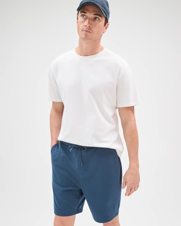 Textured Fleece Shorts