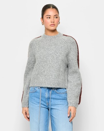 Side Stripe Knit Jumper - Lily Loves