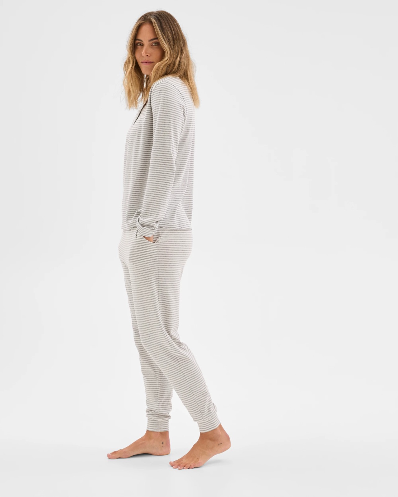 Australian Cotton Blend Jogger Pyjama Pants 3 of 6