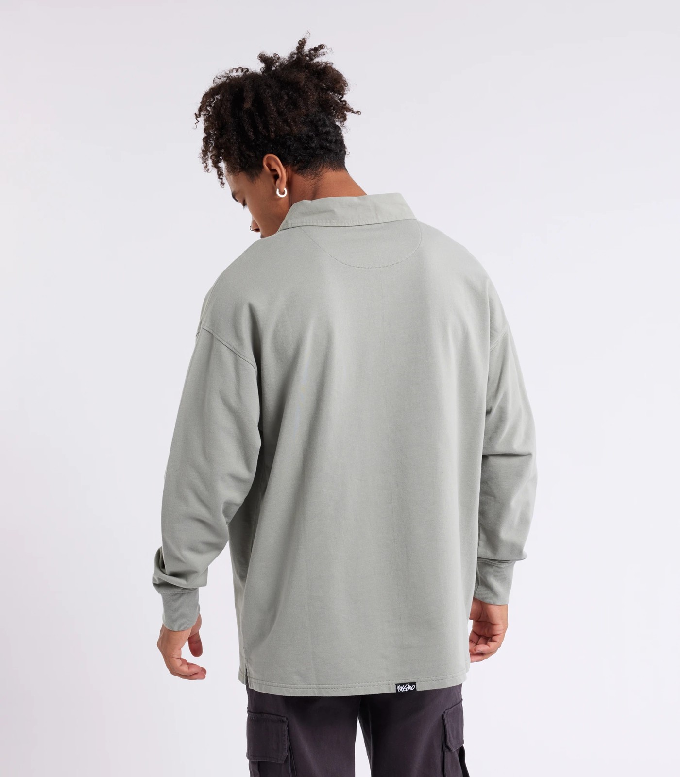 Mossimo Long Sleeve Rugby Top 3 of 6