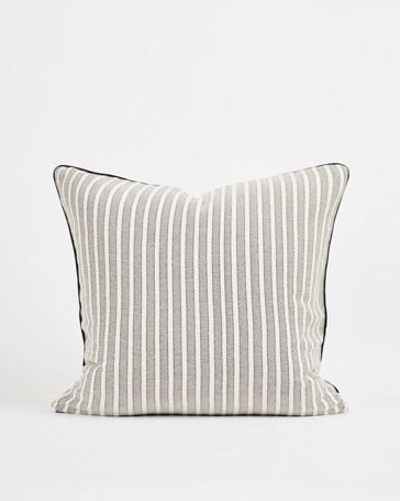 Ryan Textured Stripe European Pillowcase - Phantom