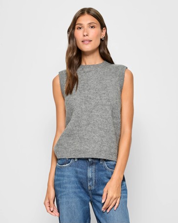 Sleeveless Preppy Vest