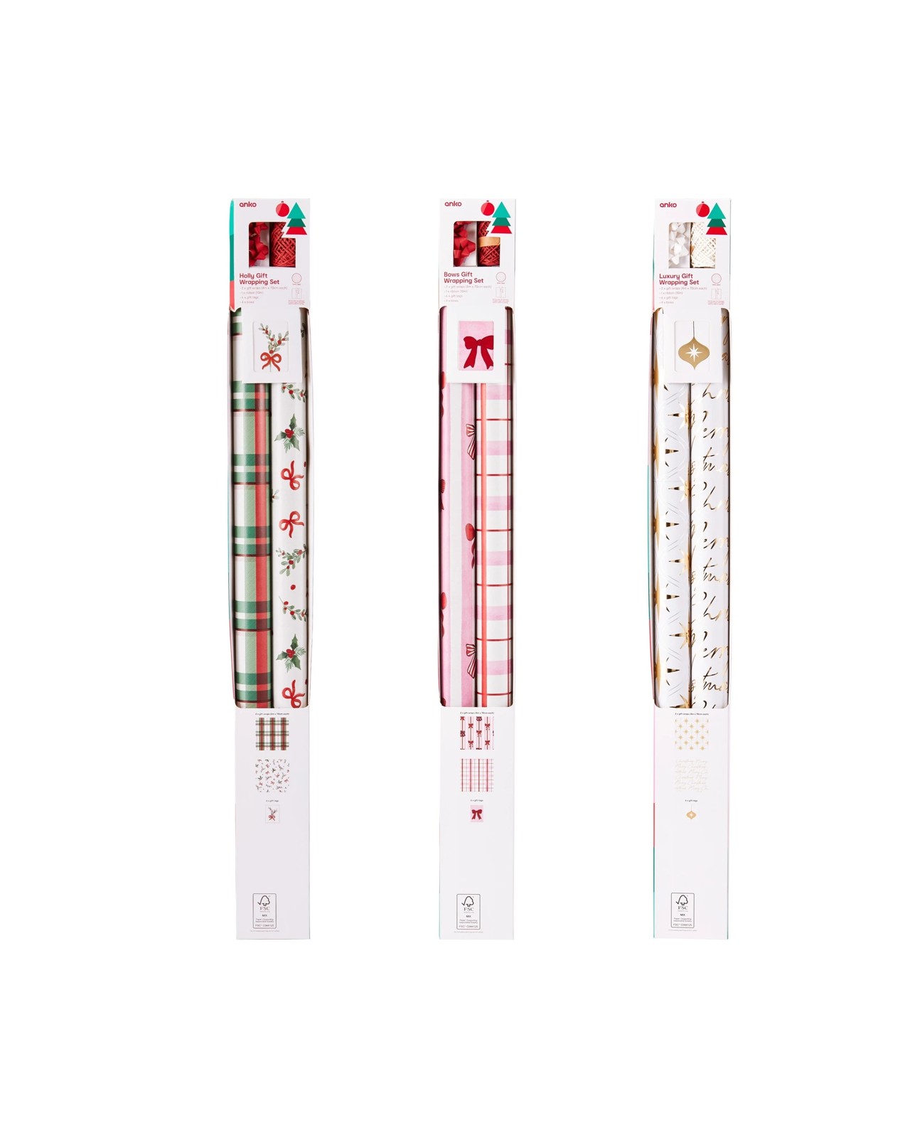Anko 13 Pack Gift Wrapping Set - Assorted 4 of 5