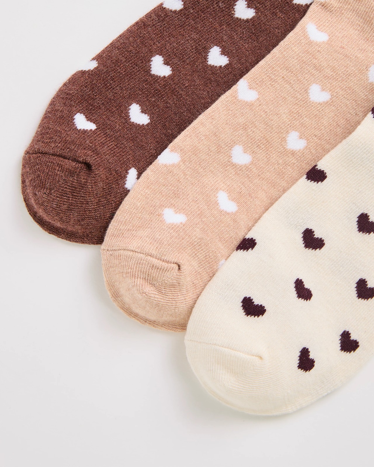 Australian Cotton Blend 3 Pack Low Cut Socks - Neutral 2 of 3