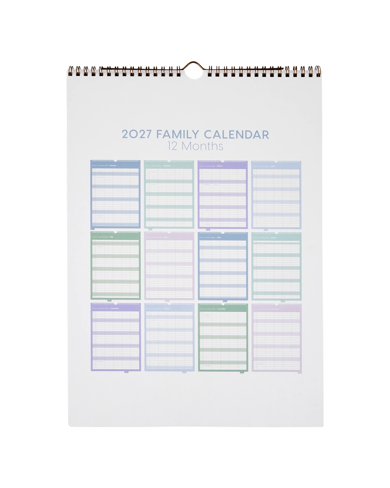 Anko 2027 Wall Family Calendar 4 of 5