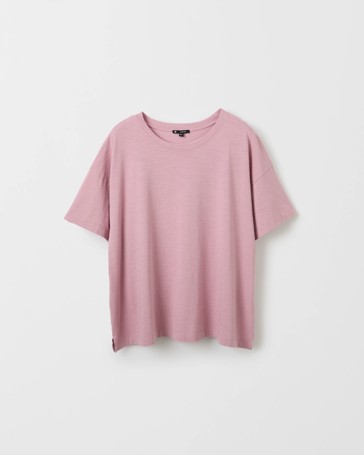Plus Size Australian Cotton Slub Boxy T-Shirt