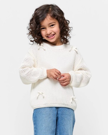Australian Cotton Open Knit Jumper