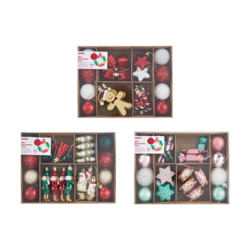 24 Pack Mini Decoration, Assorted - Anko
