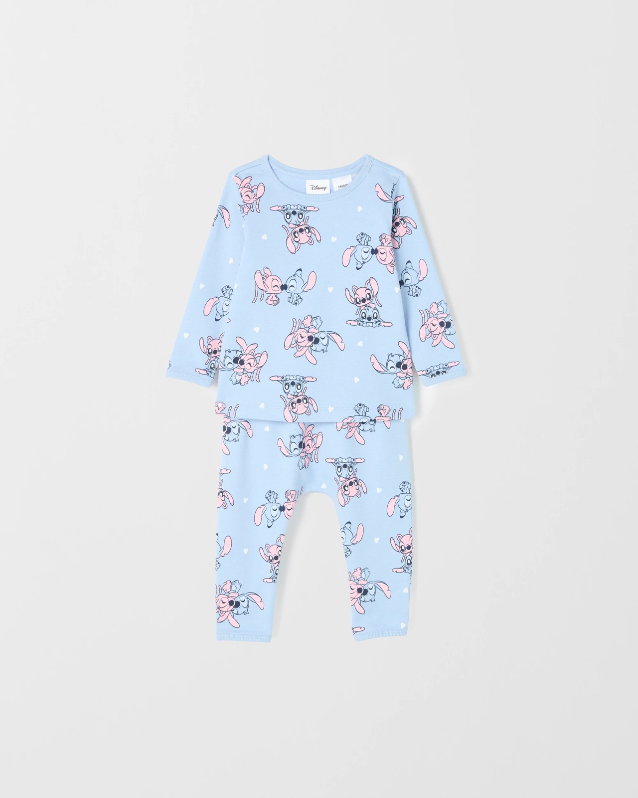 Disney Lilo & Stitch Organic Cotton 2 Pack Baby Pyjama Set 3 of 3