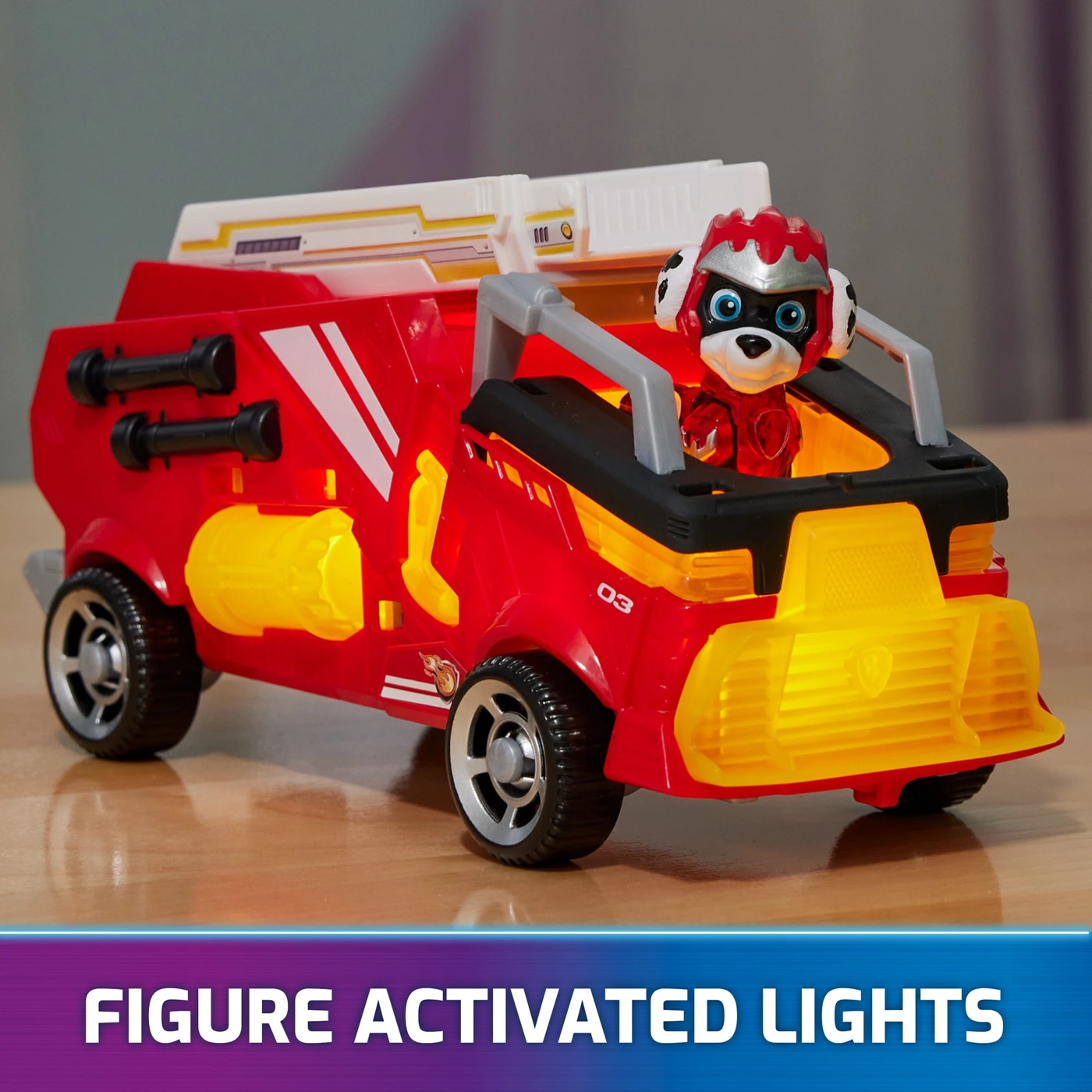 Paw patrol marshall's fire best sale truck vehicle and figure