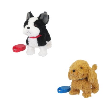 Walking Dog on Lead, Assorted - Anko