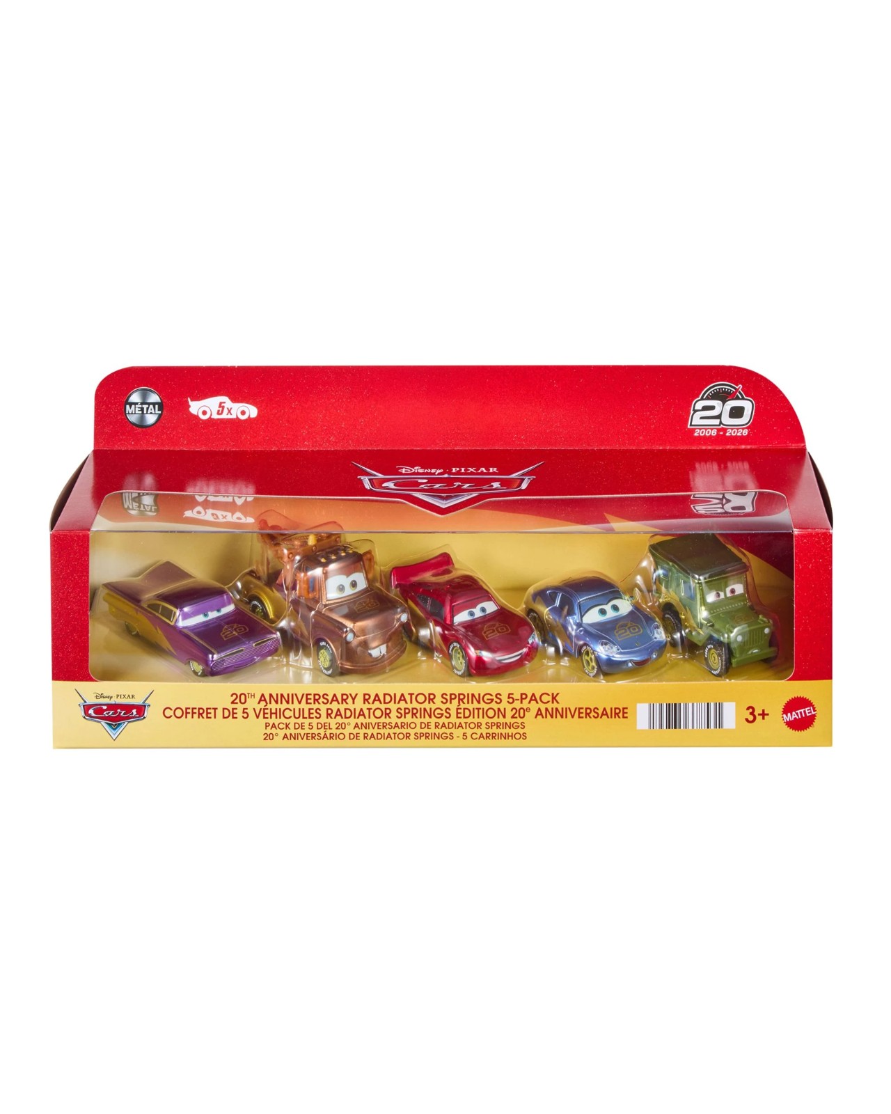 Disney And Pixar Cars Race To Celebrate 20th Anniversary Radiator Springs 5-pack 3 of 5