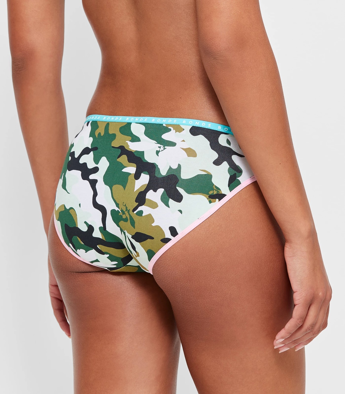 Camouflage Green Camo Hipster Women's Underwear Briefs Soft Cotton