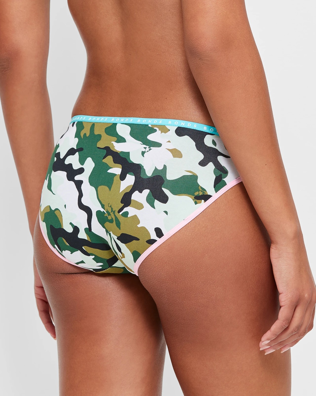 Camouflage Green Camo Hipster Women's Underwear Briefs Soft Cotton