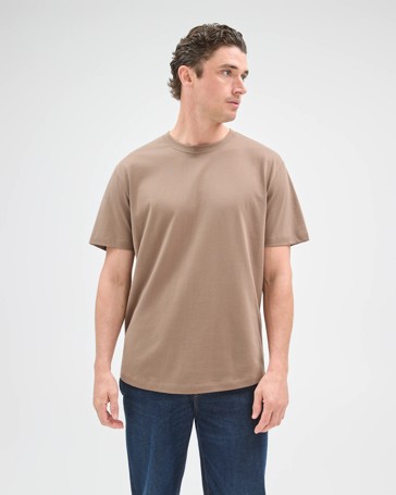 Australian Cotton Curved Hem T-Shirt