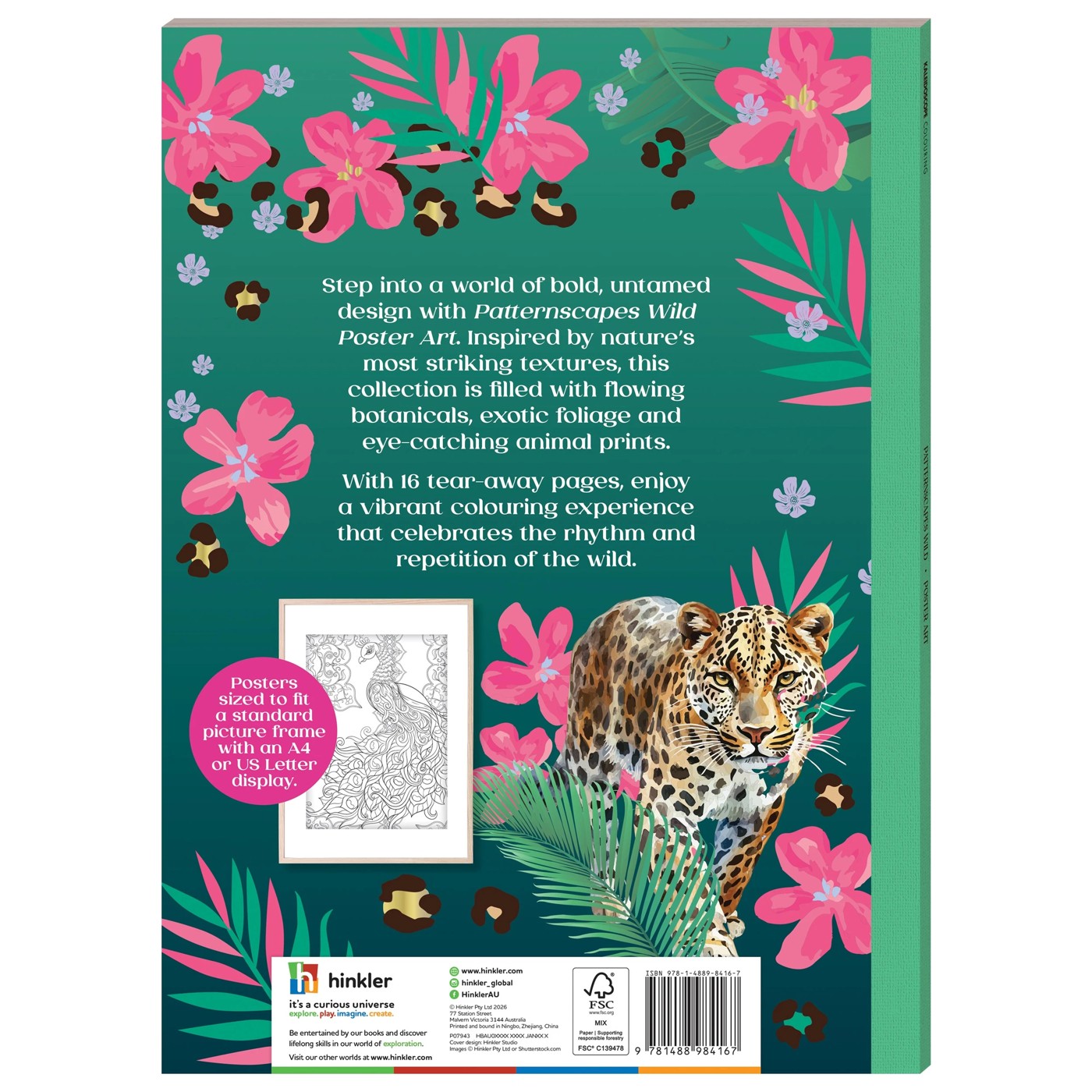 Kaleidoscope Colouring: Patternscapes Wild Poster Art - Book 2 of 5