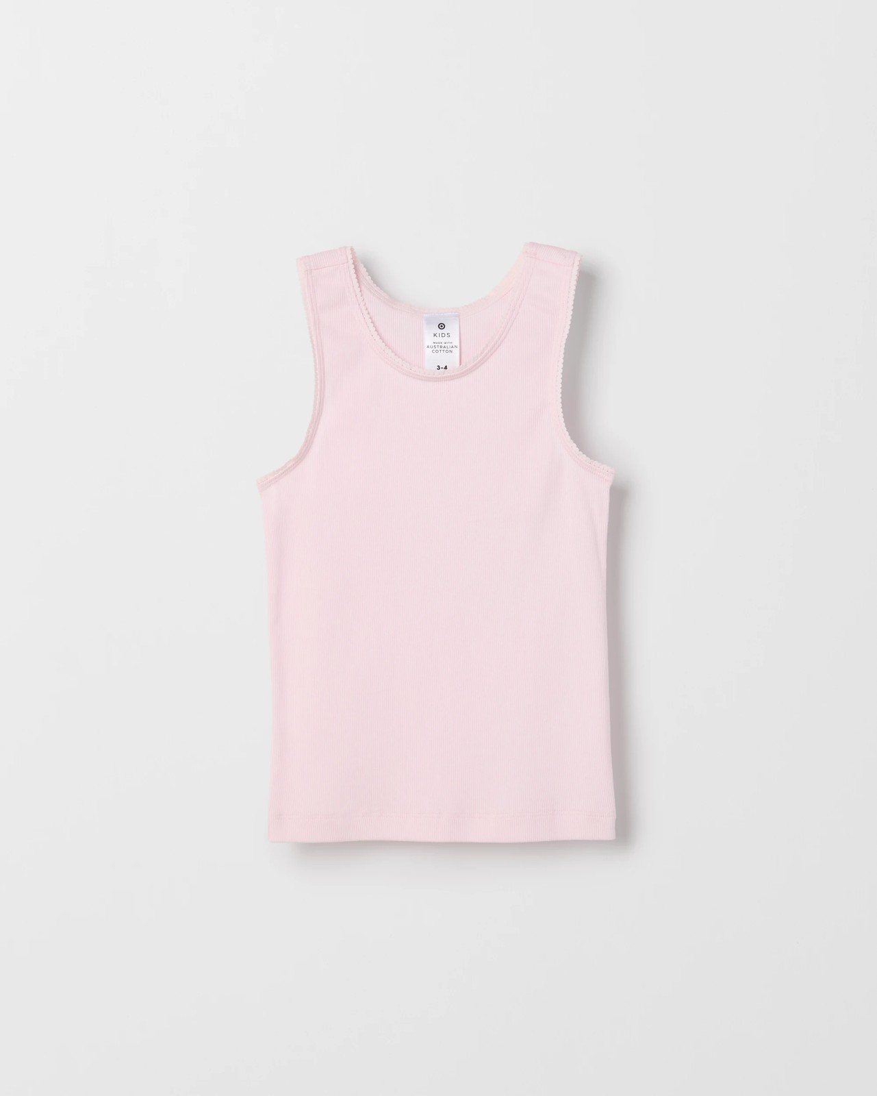 Maxx Australian Cotton Blend 3 Pack Younger Girls Singlet 3 of 5