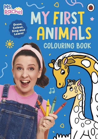 My First Animals Colouring Book by Ms. Rachel - Book