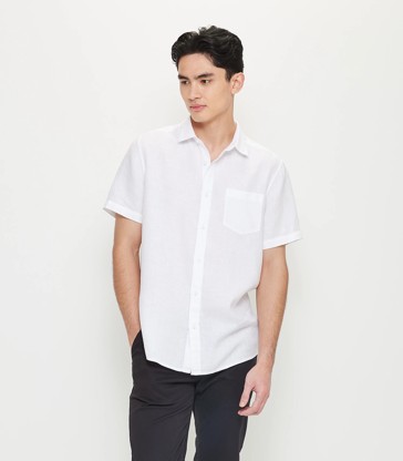 European Linen Short Sleeve Shirt