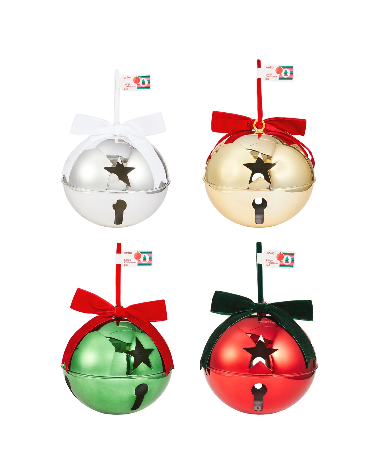 Anko Large Christmas Bell - Assorted 5 of 5