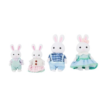 4 Piece Forest Friends: Rabbit Family Playset