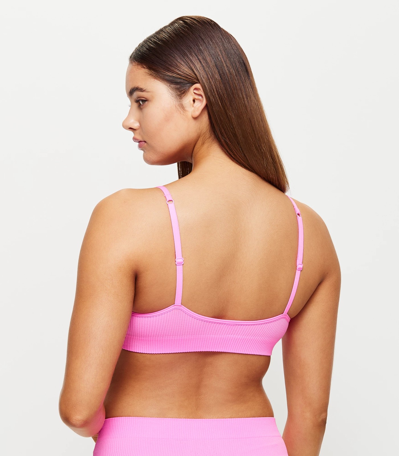 Ribbed Strappy Crop Bralette - Lily Loves