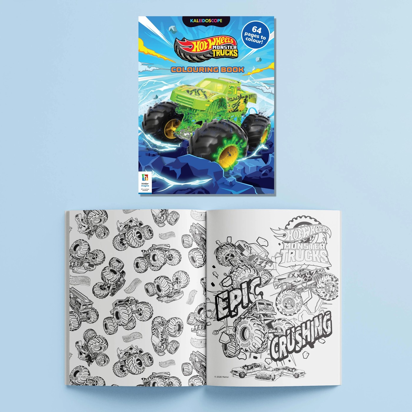 Kaleidoscope: Hot Wheels Monster Trucks Colouring and Activity Kit - Book 4 of 5