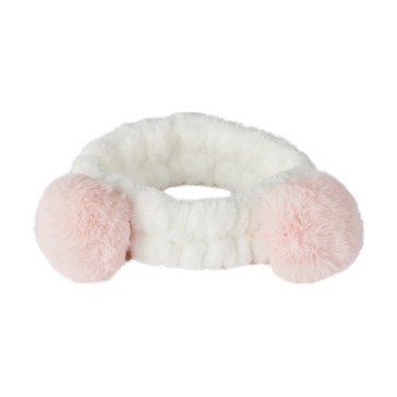 Kids Fluffy Headband with Pom Poms