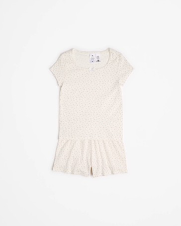 Australian Cotton Older Girls Pointelle Pyjama Set