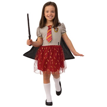 Harry Potter Gryffindor Tutu Dress Kids Costume Size 6-8