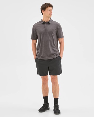 Active Textured Polo Top